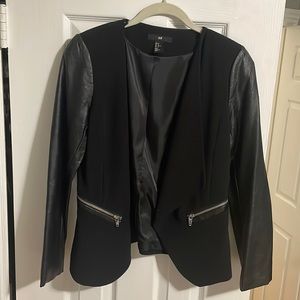 H&M Black Leather Jacket